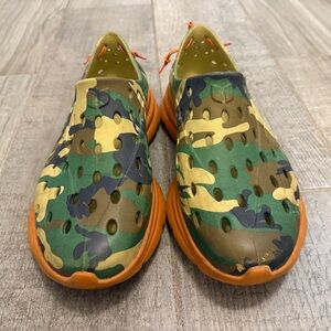Kane Revive Camouflage Slip-On Shoes with Orange Soles